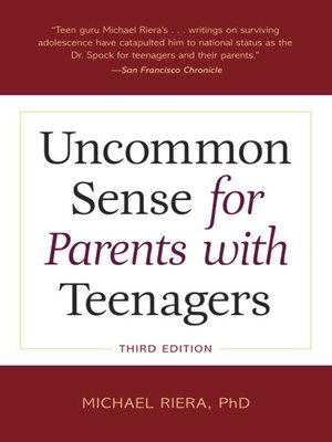 cover image of Uncommon Sense for Parents with Teenagers